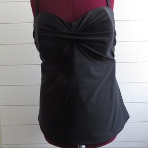 Old Navy Black tankini swim top